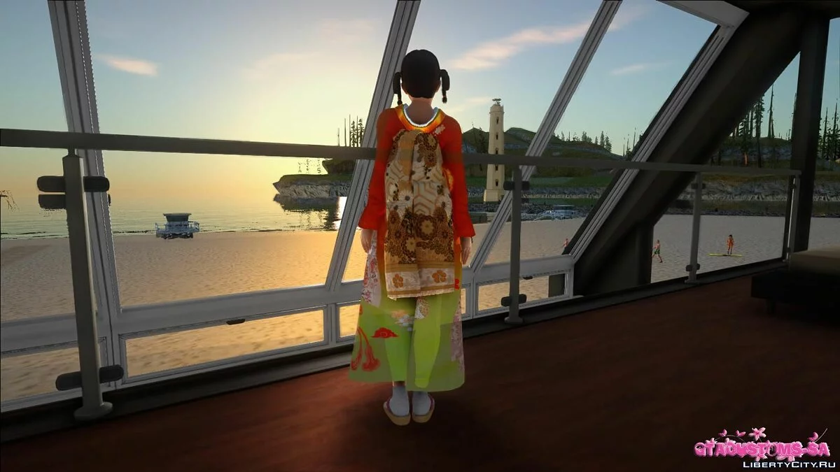 Lei Fang en Kimono Furisode / GTA San Andreas