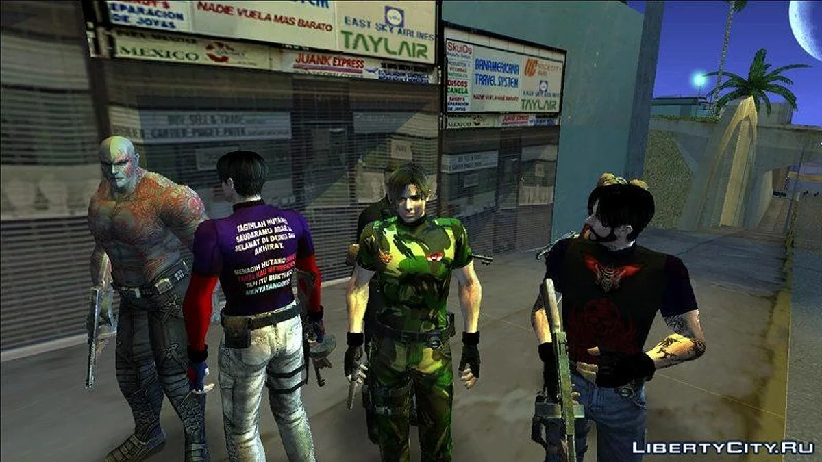Leon in indonesischer Militäruniform / GTA San Andreas