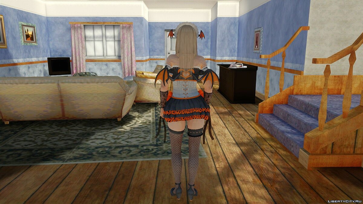 Download Mary Rose in Halloween costume for GTA San Andreas