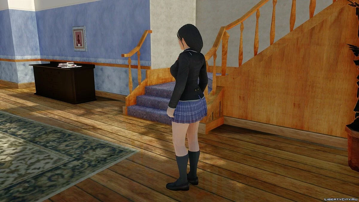 Momiji in School Uniform / GTA San Andreas