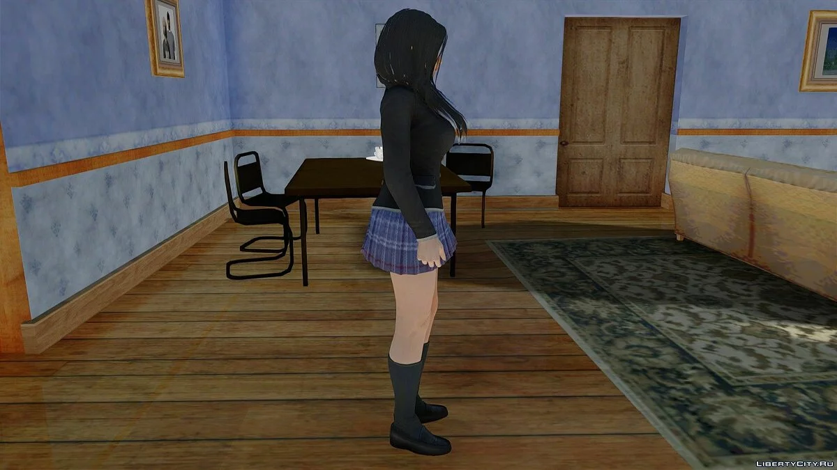 Momiji in School Uniform / GTA San Andreas