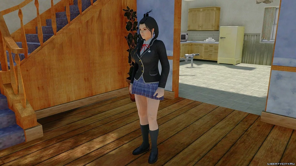 Momiji in School Uniform / GTA San Andreas
