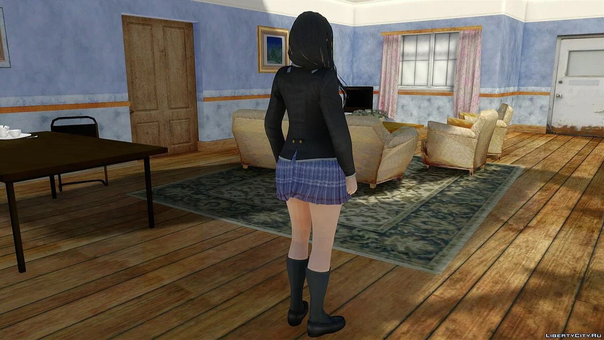 Momiji in School Uniform / GTA San Andreas