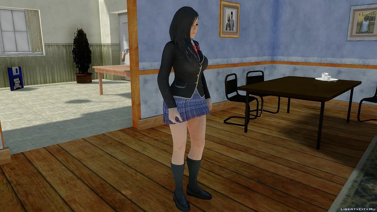 Momiji in School Uniform / GTA San Andreas