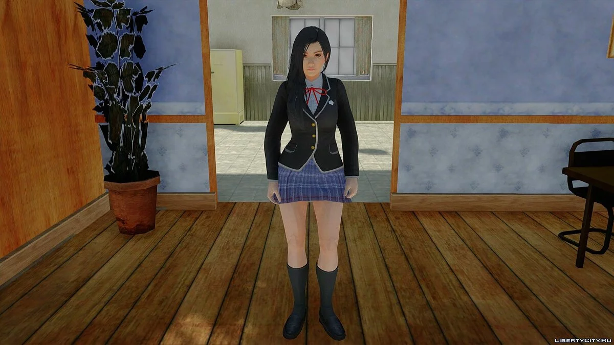 Momiji in School Uniform / GTA San Andreas