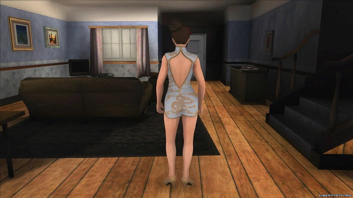 Naotora Li en robe qipao / GTA San Andreas