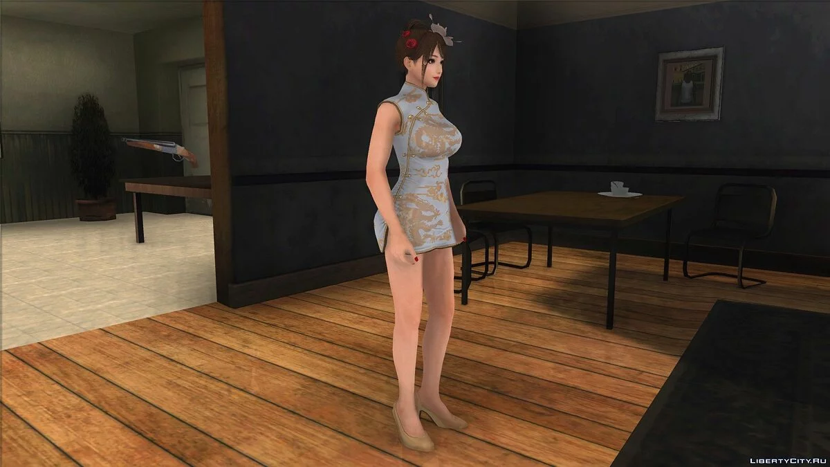 Naotora Li en robe qipao / GTA San Andreas