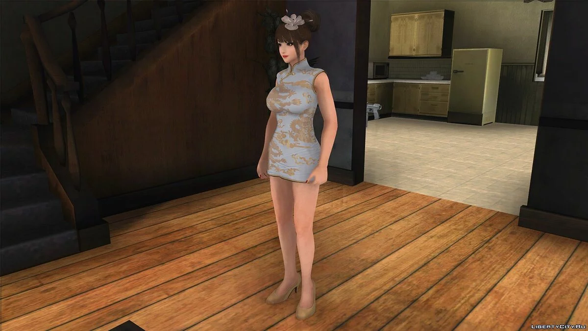 Naotora Li en robe qipao / GTA San Andreas