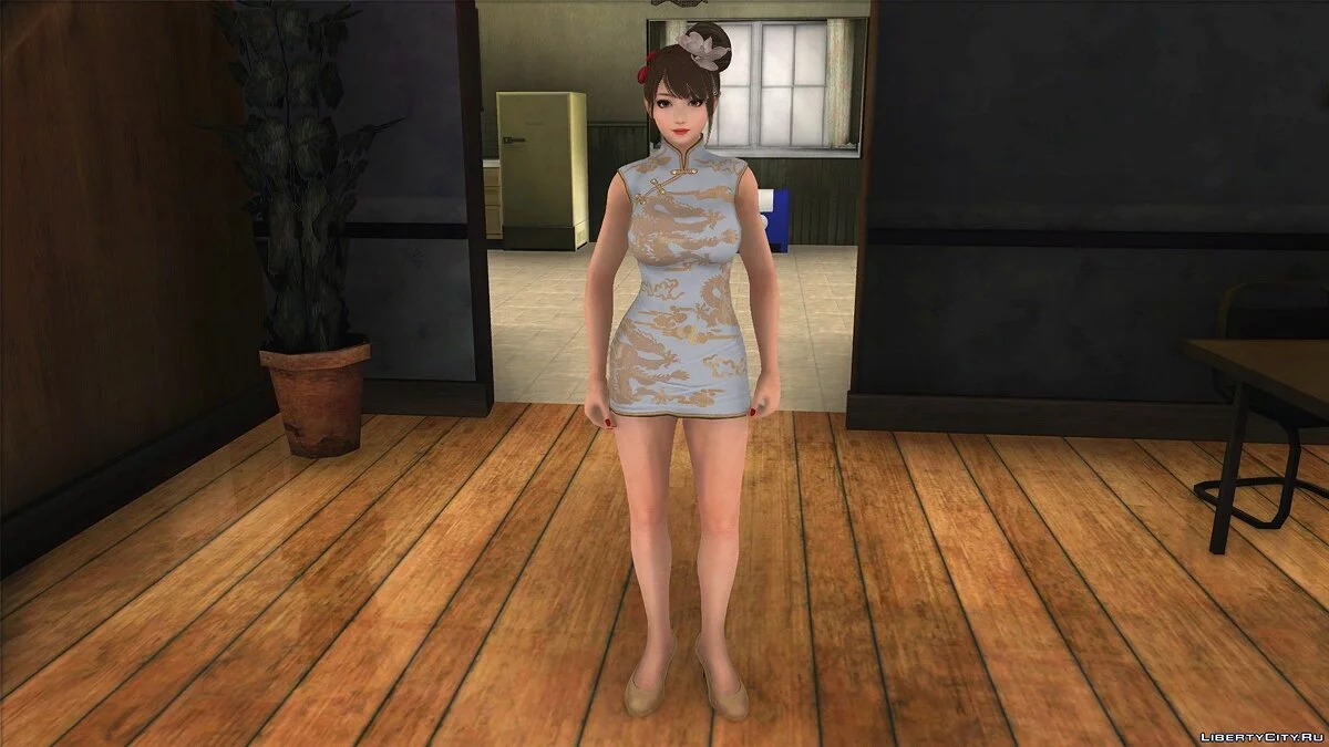 Naotora Li en robe qipao / GTA San Andreas