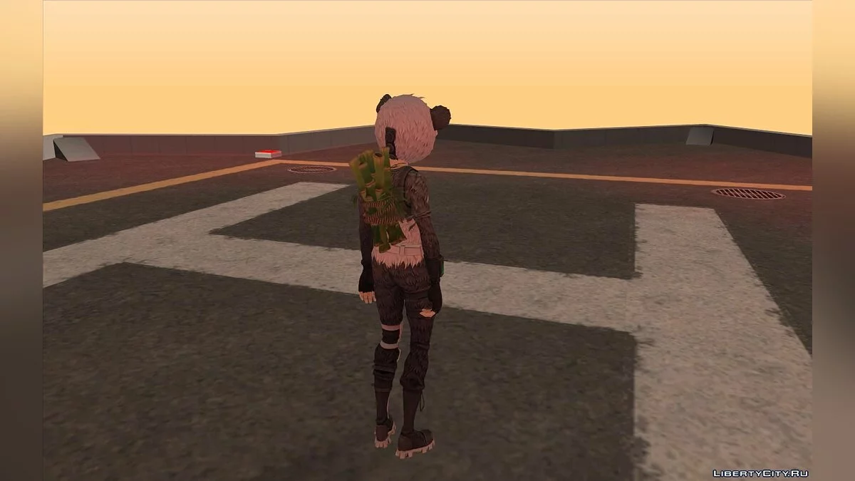 Panda du jeu Fortnite / GTA San Andreas