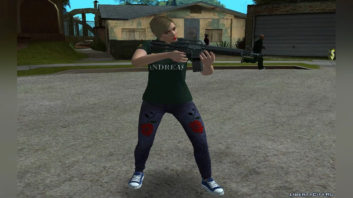 Random Blonde Female Skin from GTA Online #1 / GTA San Andreas