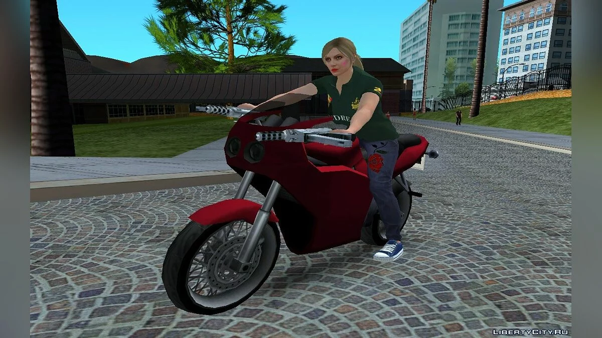 Random Blonde Female Skin from GTA Online #1 / GTA San Andreas