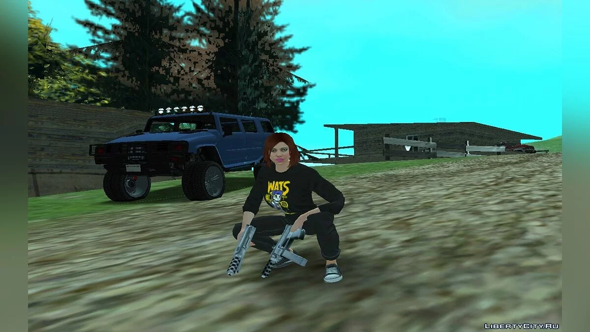 Random Female Skin from GTA Online #3 / GTA San Andreas
