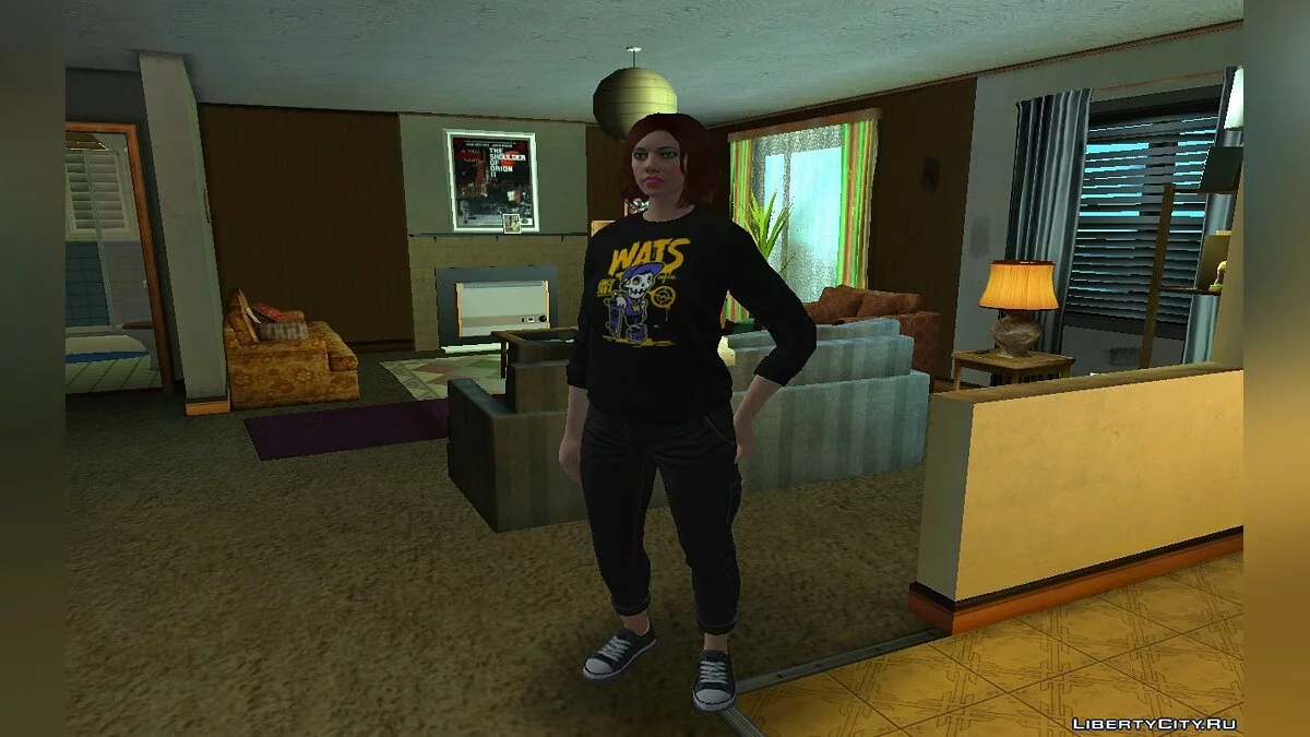 Random Female Skin from GTA Online #3 / GTA San Andreas