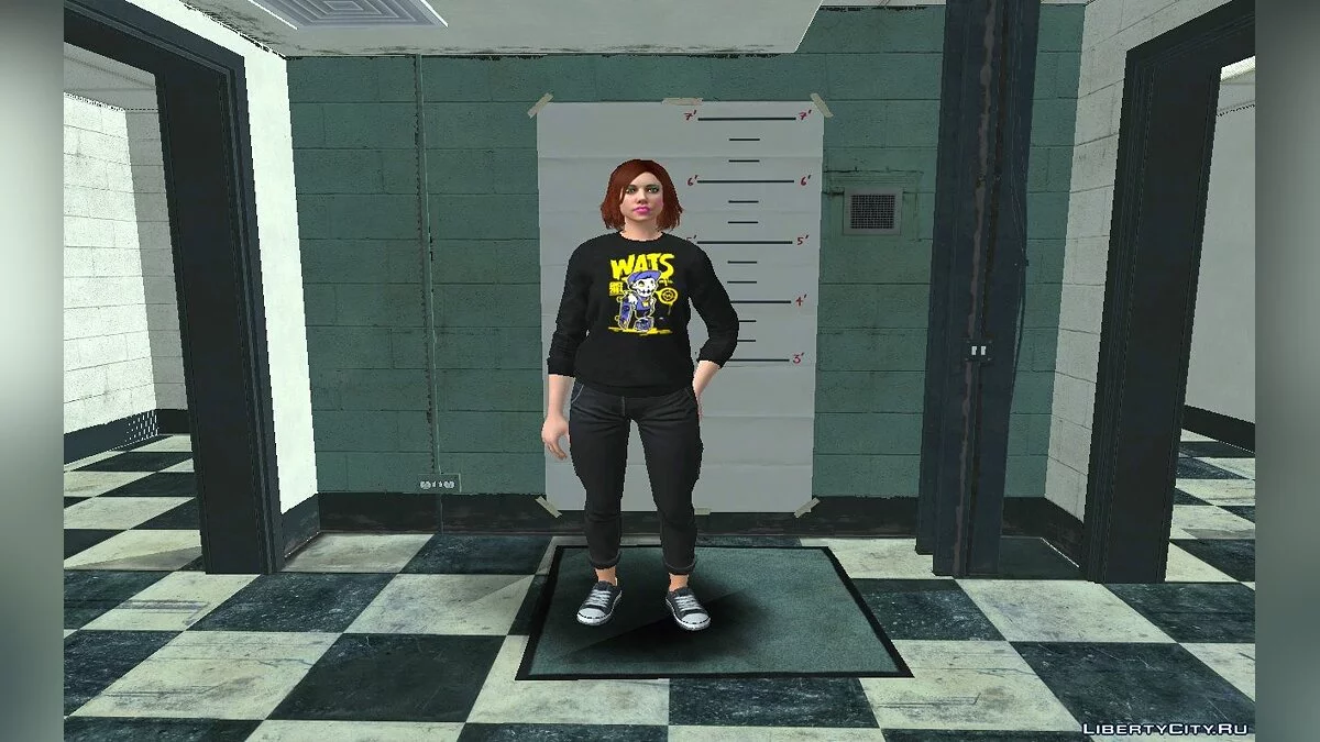 Random Female Skin from GTA Online #3 / GTA San Andreas