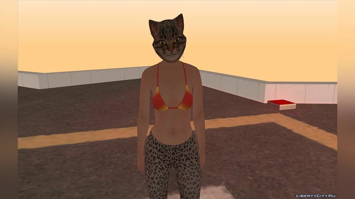 Skin aleatorio de chica de GTA Online #4 / GTA San Andreas