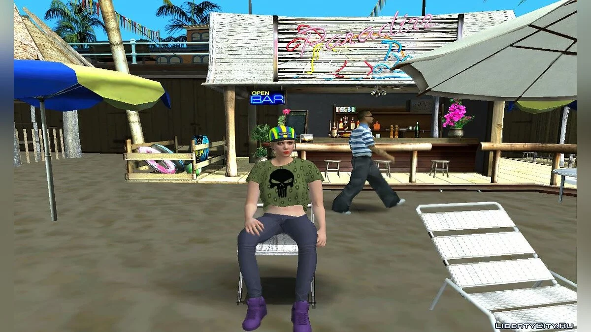Skin aleatório de garota do GTA Online / GTA San Andreas