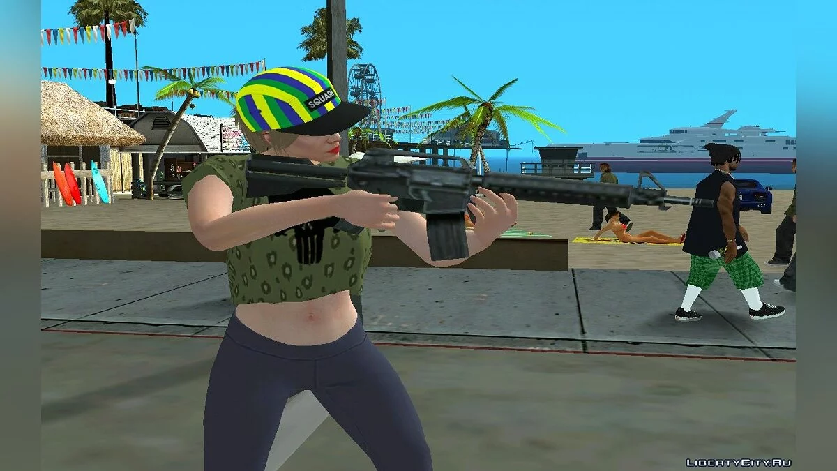 Skin aleatório de garota do GTA Online / GTA San Andreas