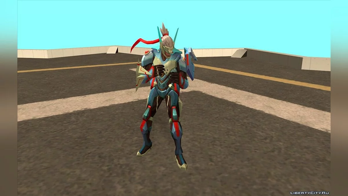 Saber from Mobile Legends: Bang Bang / GTA San Andreas