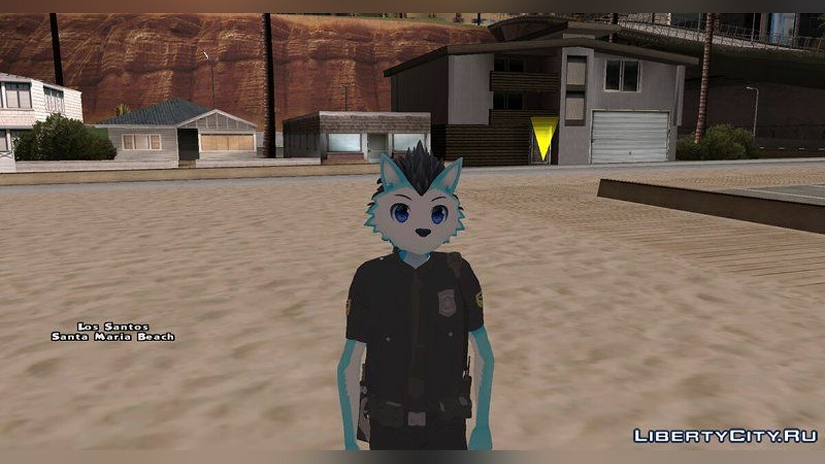 Download Cop Skin - Furry for GTA San Andreas