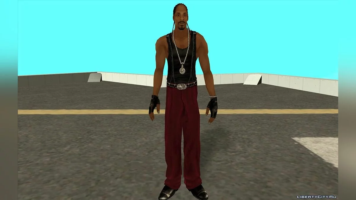 Snoop Dogg dari permainan Def Jam Fight For NY / GTA San Andreas