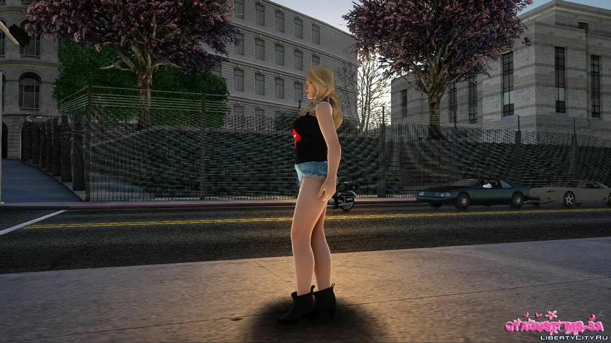 Tina Armstrong in Casual Outfit v2 / GTA San Andreas
