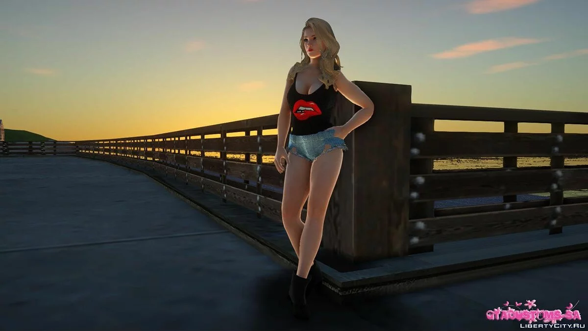 Tina Armstrong in Casual Outfit v2 / GTA San Andreas