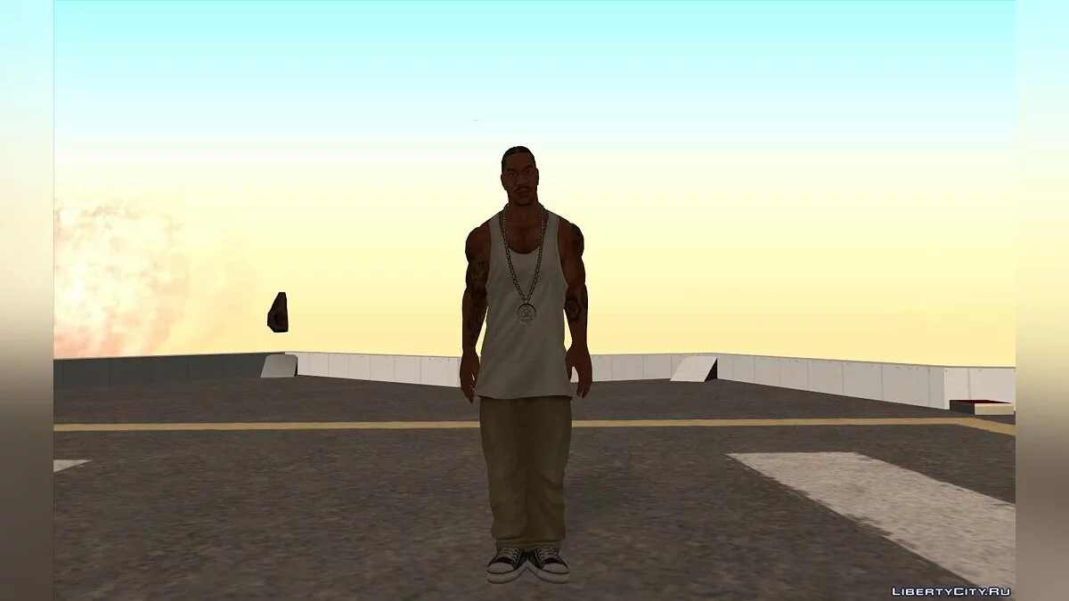Xzibit dari permainan Def Jam Fight For NY / GTA San Andreas