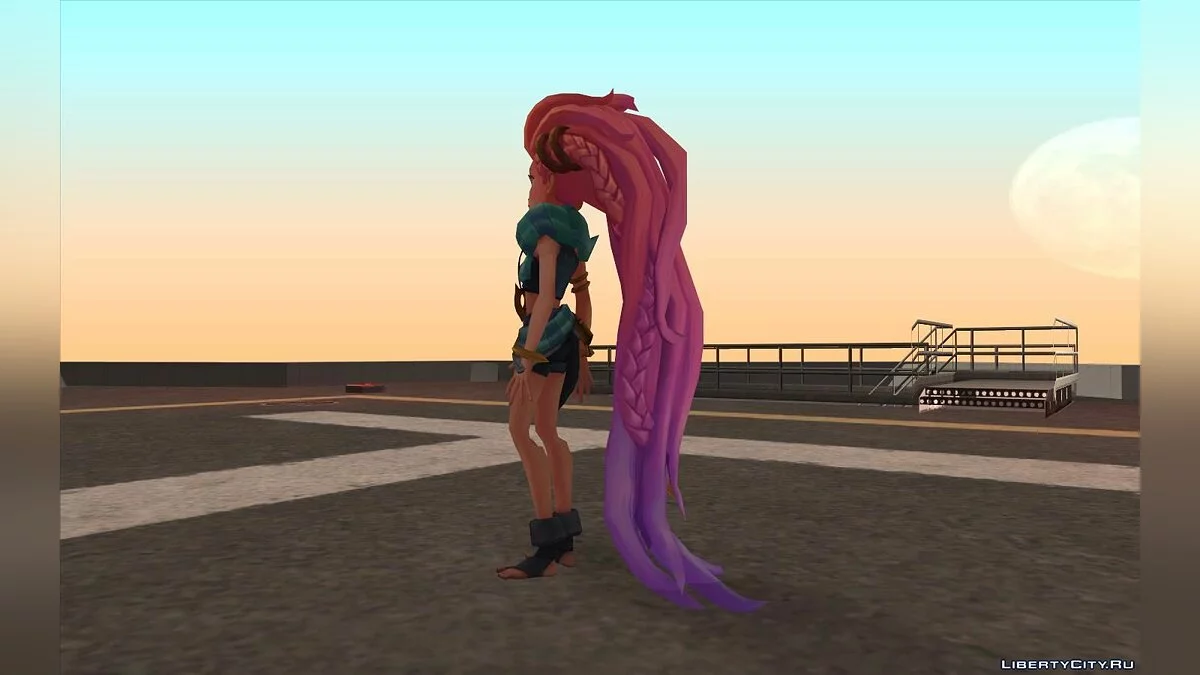 Zoe from League of Legends / GTA San Andreas