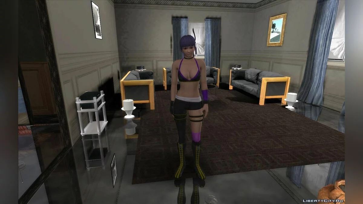Аяне з гри Dead or Alive 6 / GTA San Andreas