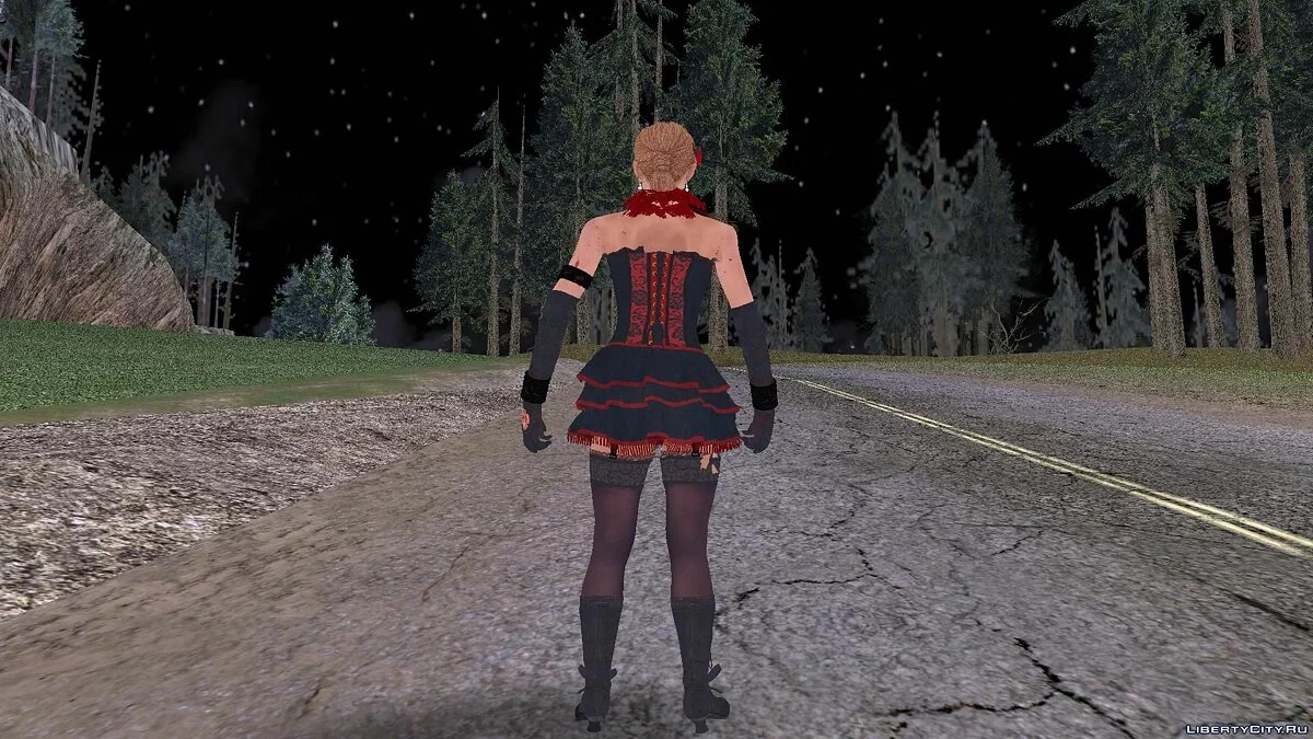来自《使命召唤:黑色行动3》的杰西卡·罗斯 / GTA San Andreas