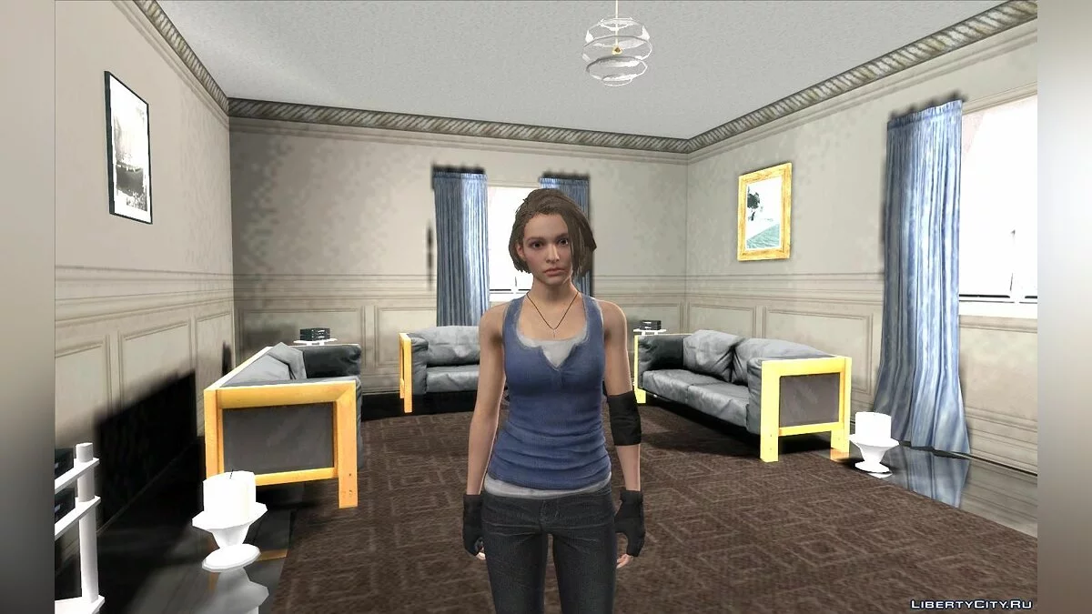 Jill aus Resident Evil 3 Remake / GTA San Andreas