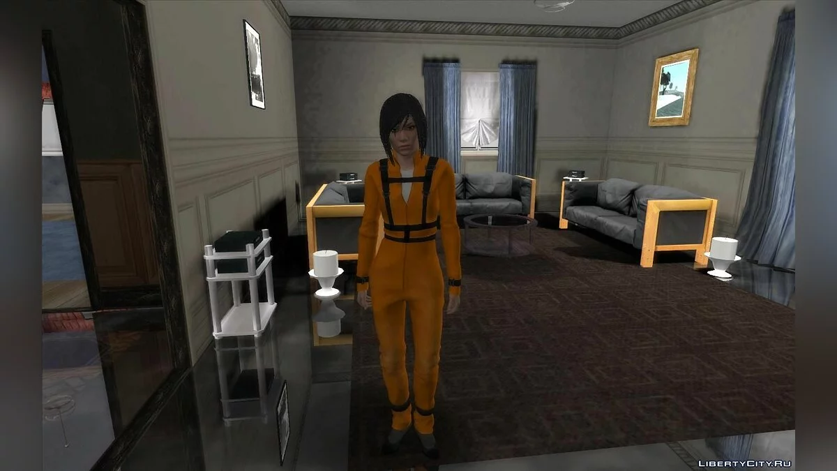 Faith in Prison Clothes from Mirror's Edge Catalyst / GTA San Andreas