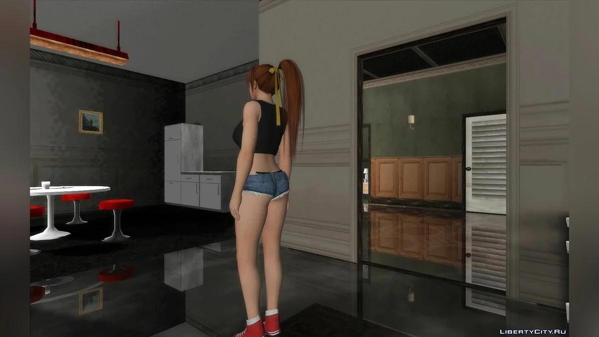 Kasumi im T-Shirt