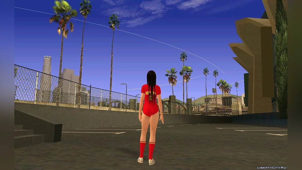 Кокоро в формі збірної Бельгії з футболу / GTA San Andreas