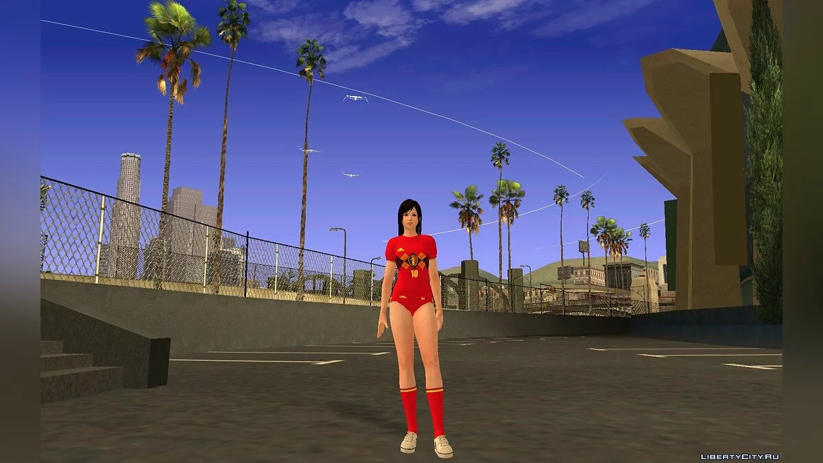 Кокоро в формі збірної Бельгії з футболу / GTA San Andreas