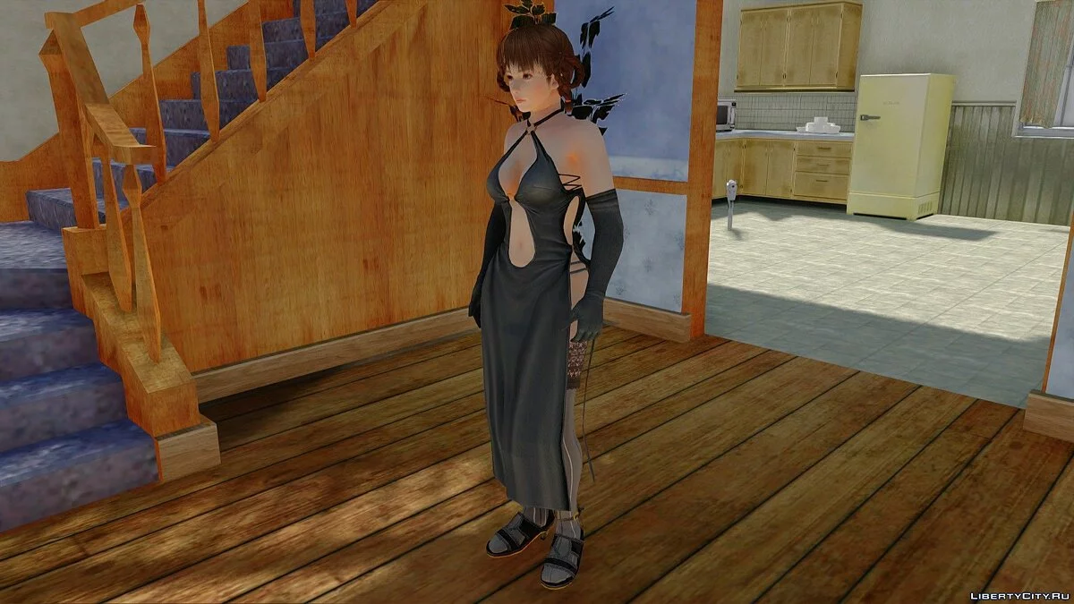 Leifang dalam Kostum Yin dan Yang / GTA San Andreas