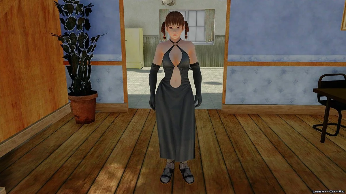 Leifang dalam Kostum Yin dan Yang / GTA San Andreas