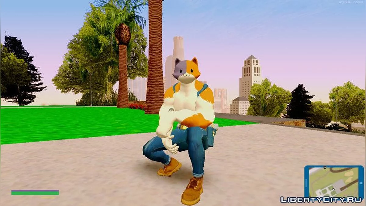 堡垒之夜的米斯特·喵斯克尔 / GTA San Andreas