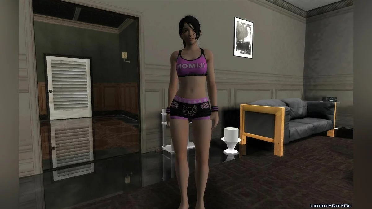 来自《死或生5》的MMA战士Momiji / GTA San Andreas