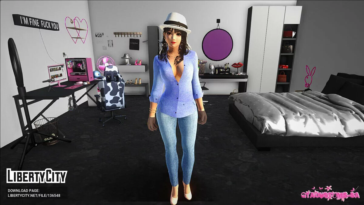 Naotora Li en tenue décontractée / GTA San Andreas