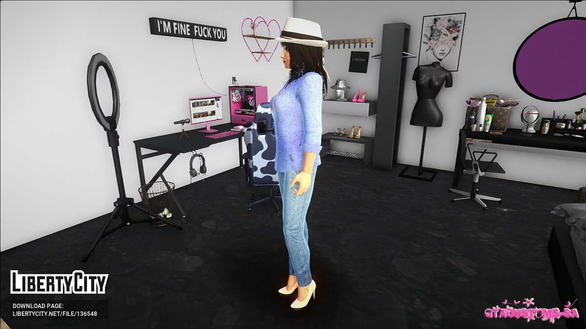 Naotora Li en tenue décontractée / GTA San Andreas