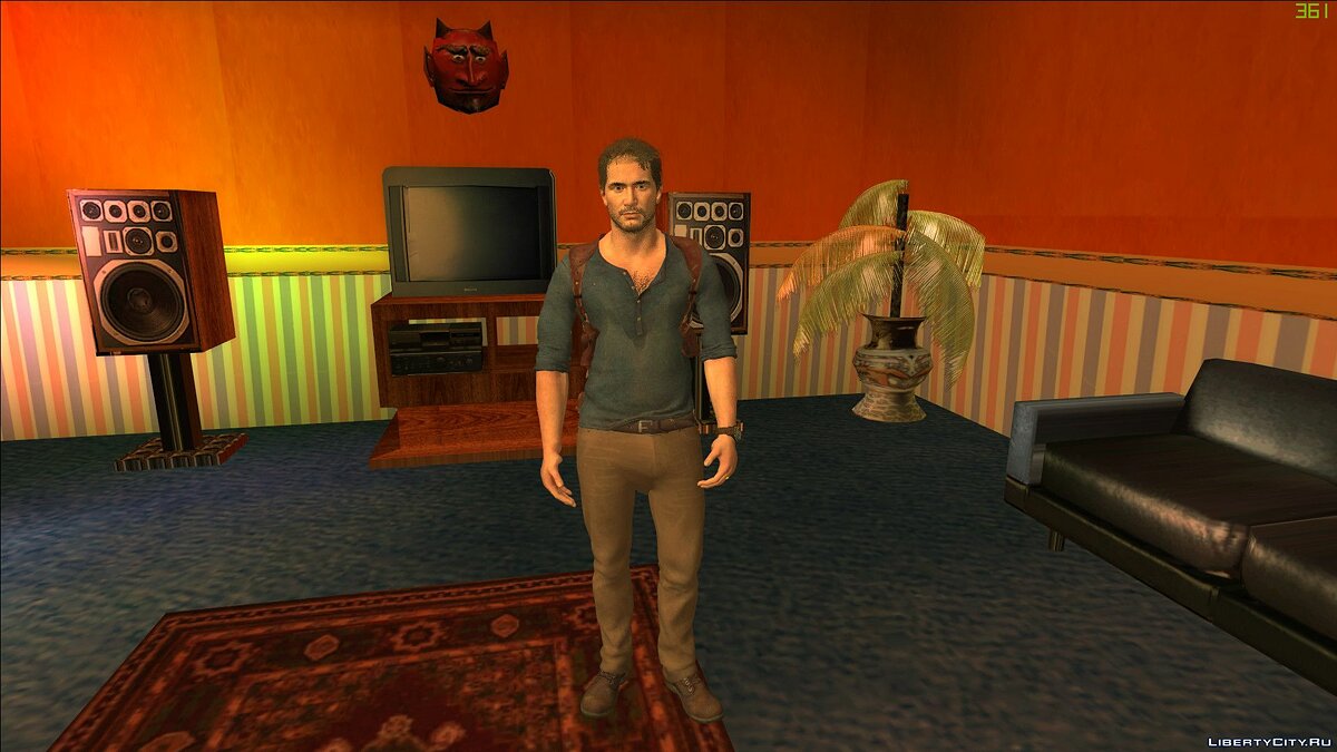 Nathan Drake Uncharted for GTA San Andreas