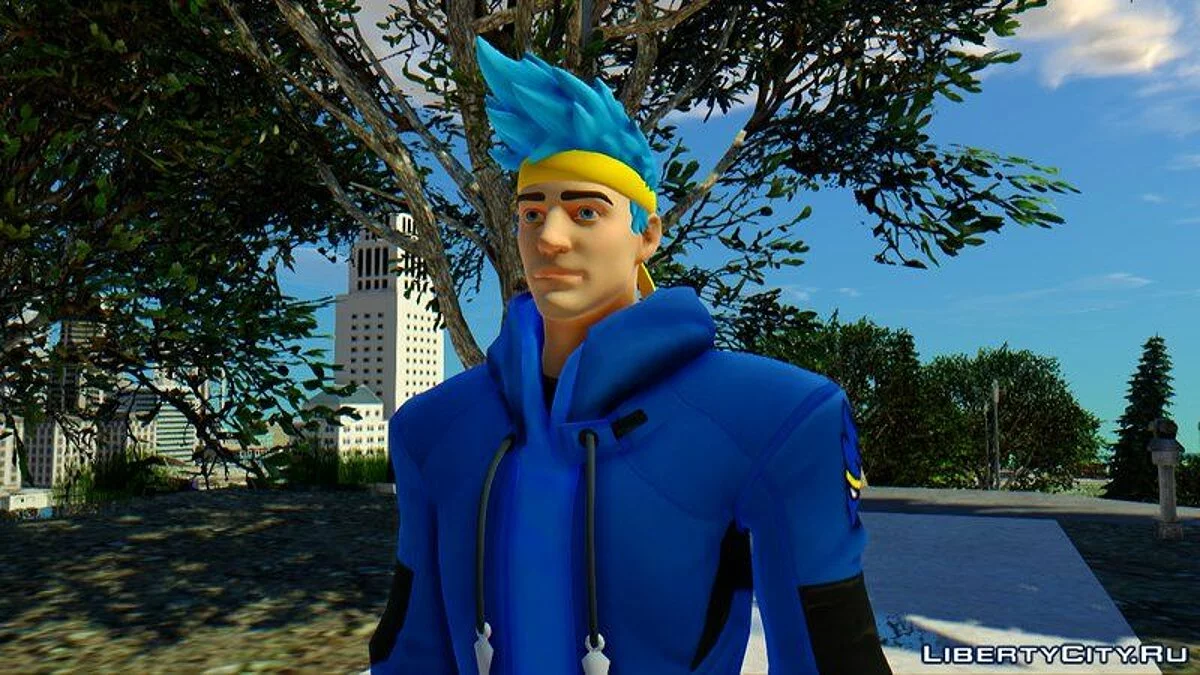 Ninja aus Fortnite / GTA San Andreas