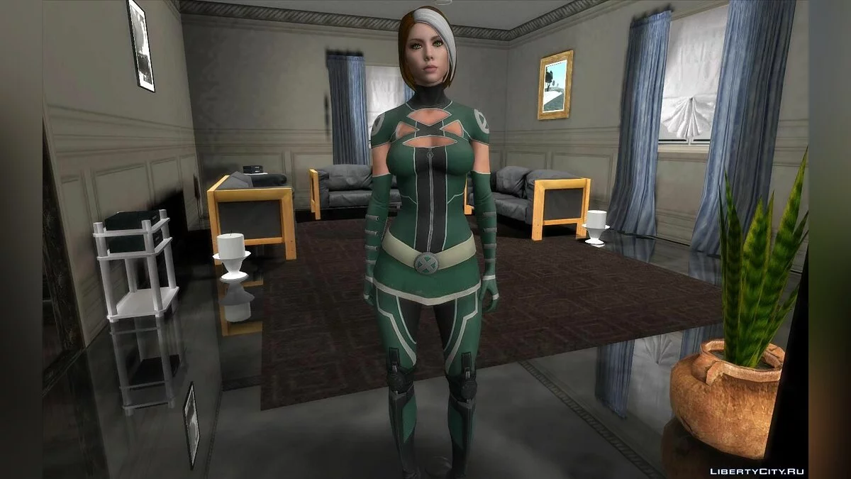 Rogue do jogo Deadpool / GTA San Andreas