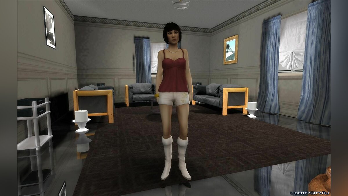 Download Sandra from the game Sleeping Dogs for GTA San Andreas