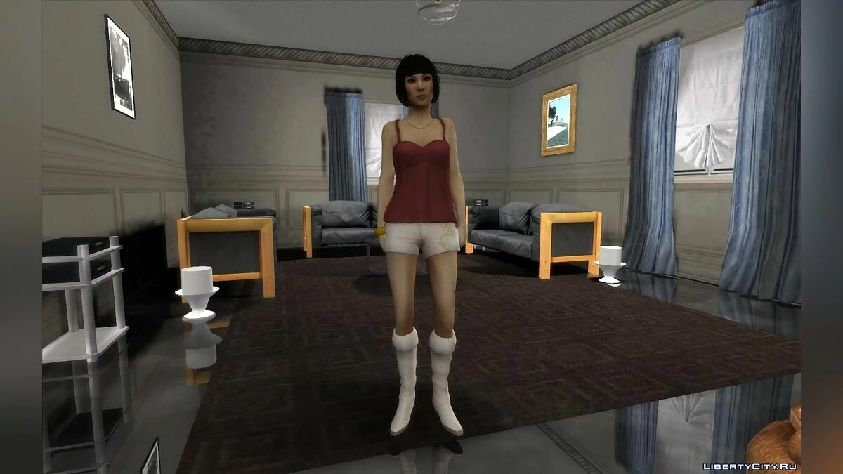 Sandra aus dem Spiel Sleeping Dogs / GTA San Andreas