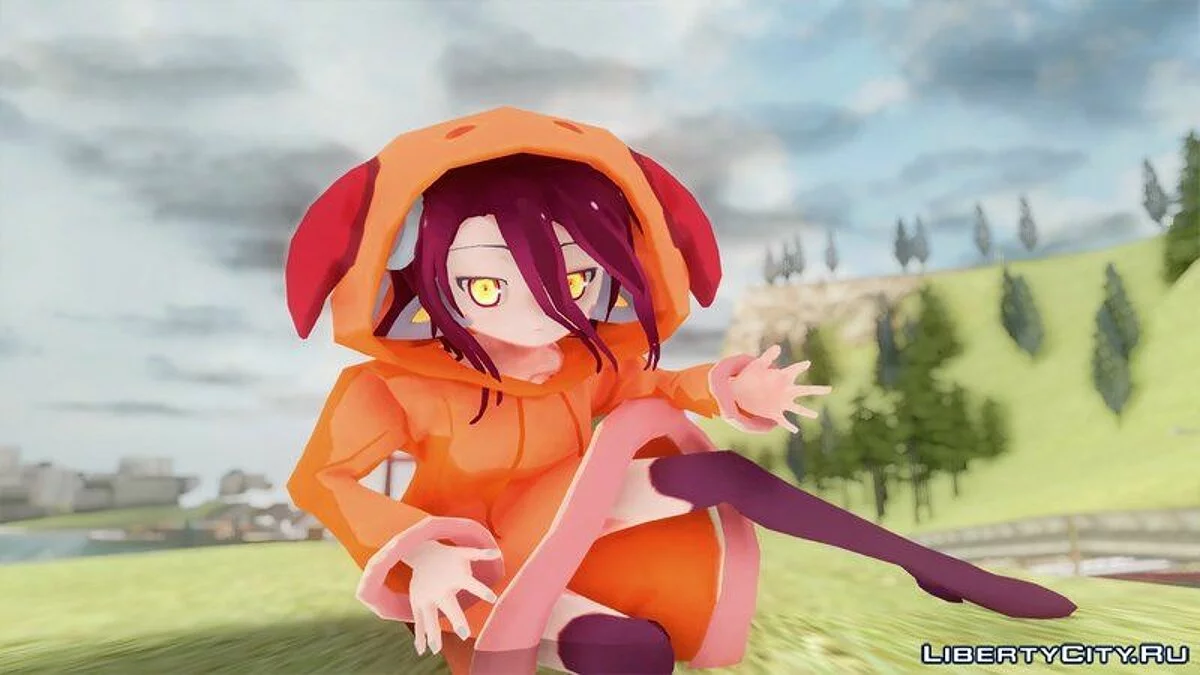 Schwi Dola aus dem Anime No Game No Life: Zero / GTA San Andreas