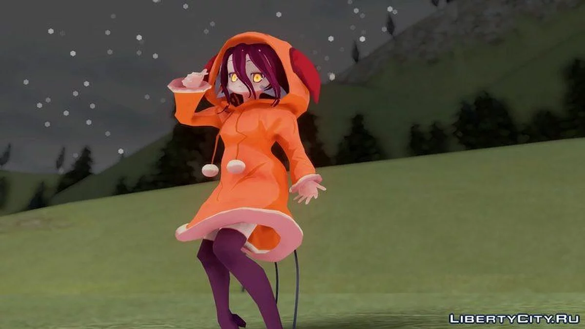 Schwi Dola aus dem Anime No Game No Life: Zero / GTA San Andreas