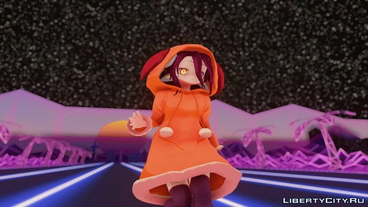Schwi Dola aus dem Anime No Game No Life: Zero / GTA San Andreas